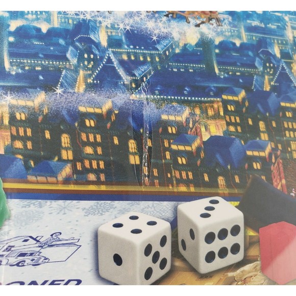Master Pieces -The Polar Express Train-Opoly Board Game Monopoly Style Christmas - Picture 5 of 11